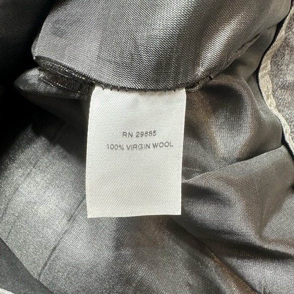 Pendleton 100% Virgin Wool Pants Gray Trousers Size 8P USA Fabric Lined Office - Picture 4 of 5